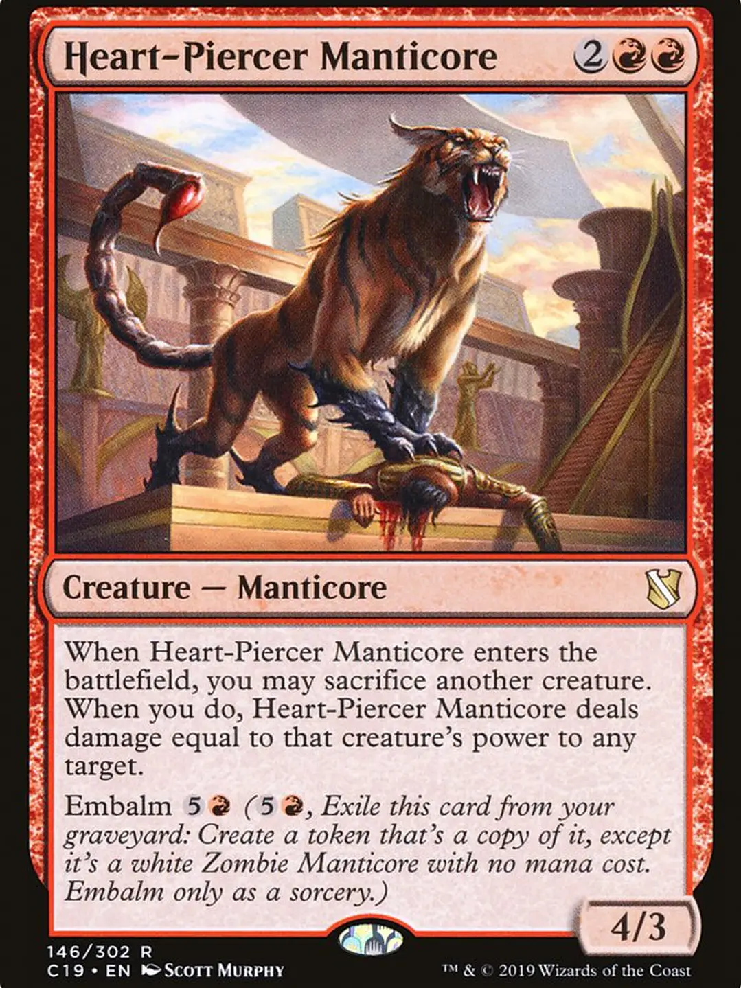 Heart-Piercer Manticore (Commander 2019) 1