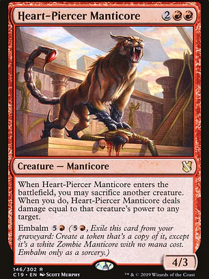 Heart-Piercer Manticore (Commander 2019)