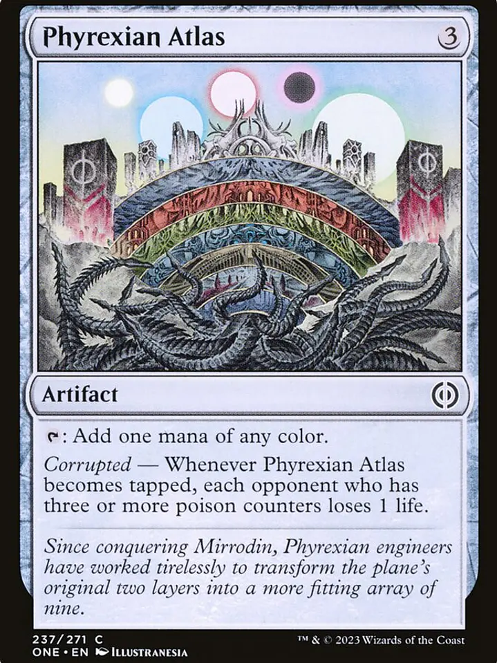 Phyrexian Atlas (Phyrexia: All Will Be One) 1