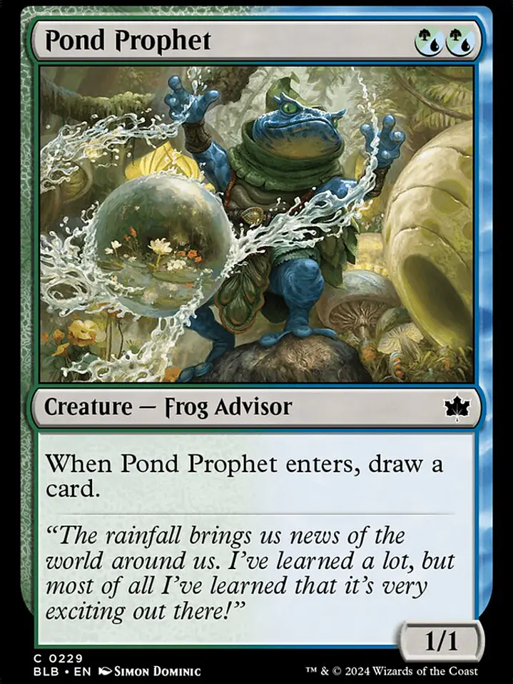 Pond Prophet (Bloomburrow) 1