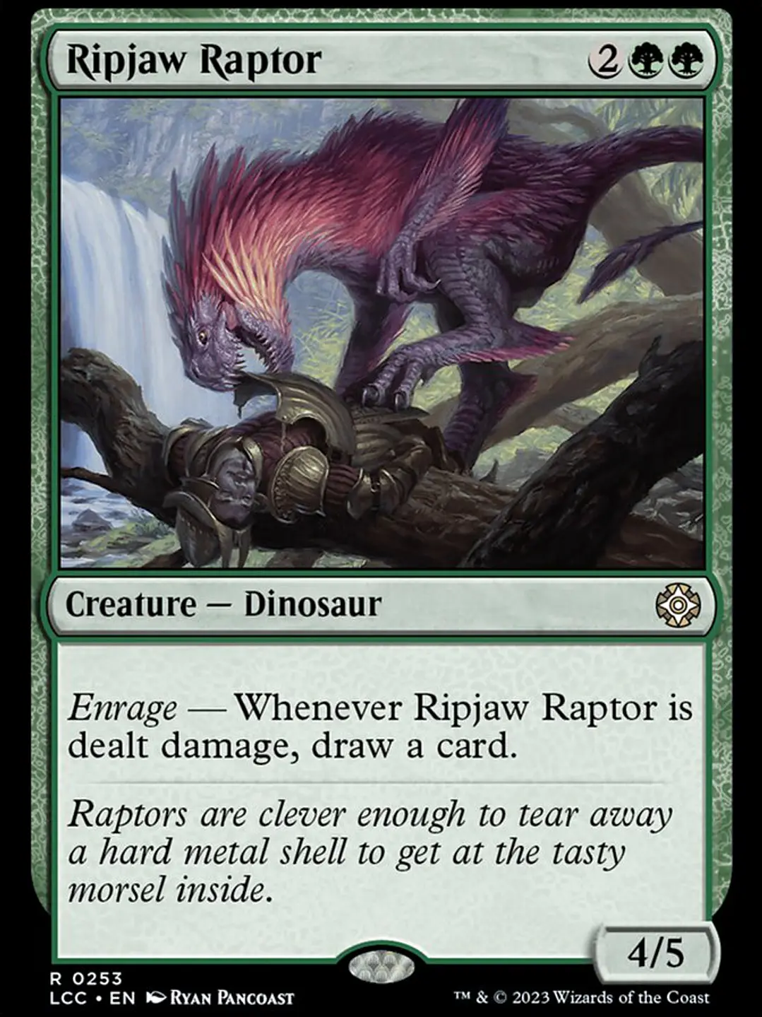 Ripjaw Raptor (The Lost Caverns of Ixalan Commander) 1