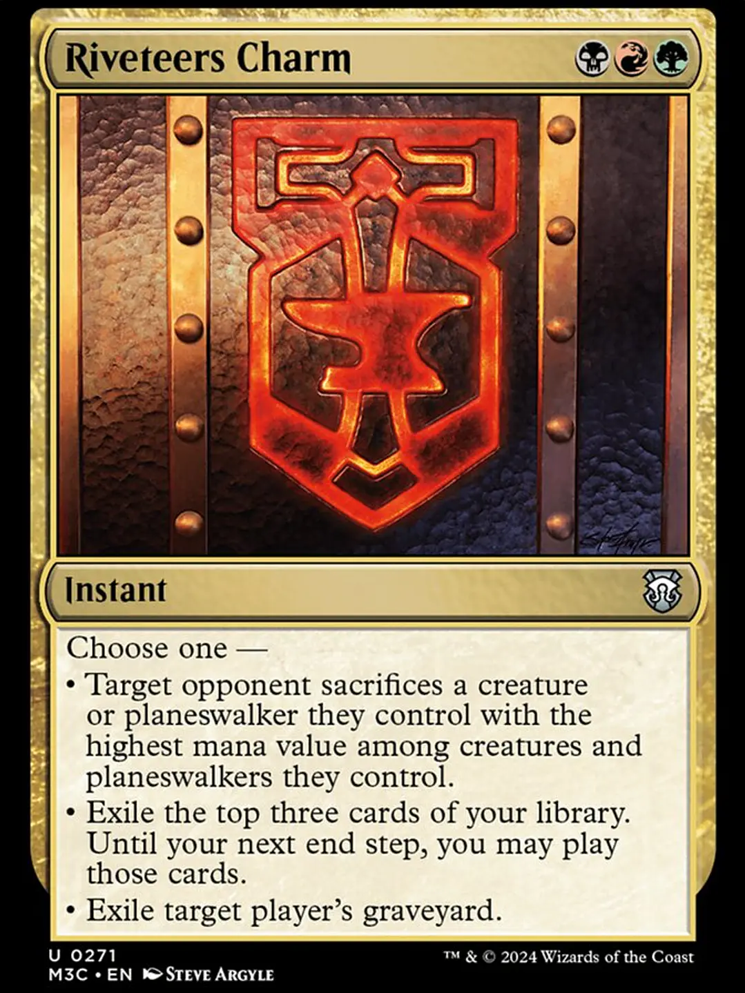 Riveteers Charm (Modern Horizons 3 Commander) 1