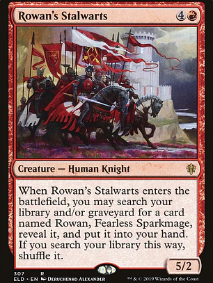 Rowan's Stalwarts (Throne of Eldraine)