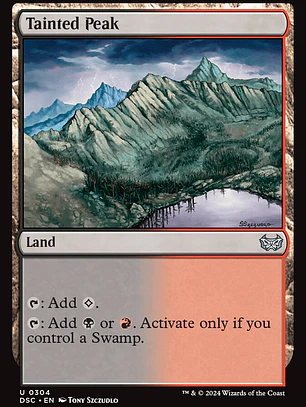 Tainted Peak (Duskmourn: House of Horror Commander)