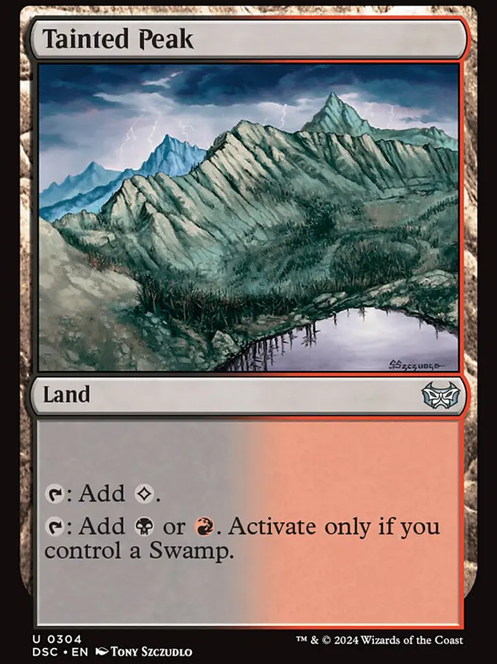 Tainted Peak (Duskmourn: House of Horror Commander) 1