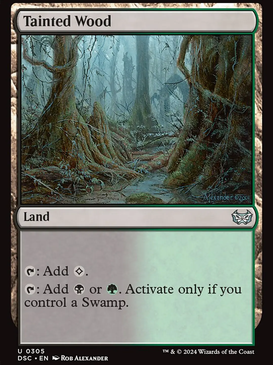 Tainted Wood (Duskmourn: House of Horror Commander) 1