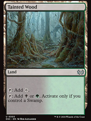 Tainted Wood (Duskmourn: House of Horror Commander)