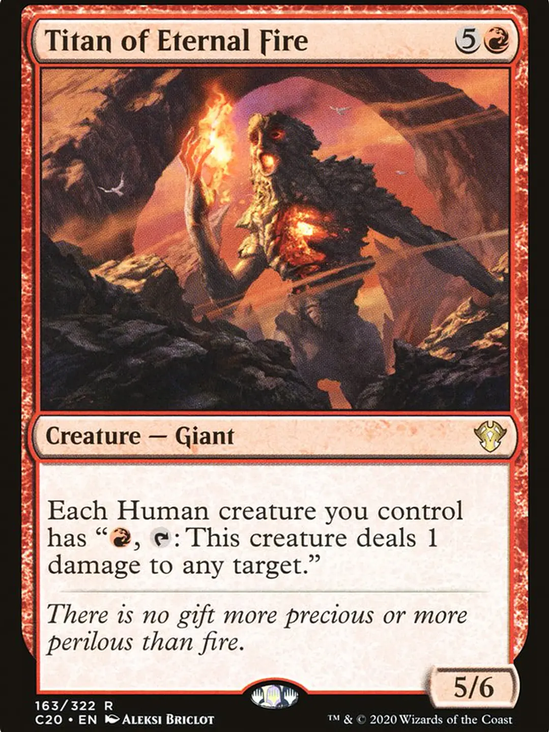 Titan of Eternal Fire (Commander 2020) 1