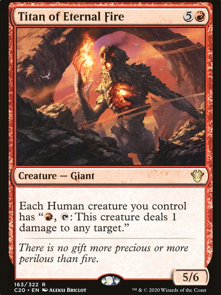 Titan of Eternal Fire (Commander 2020) 1