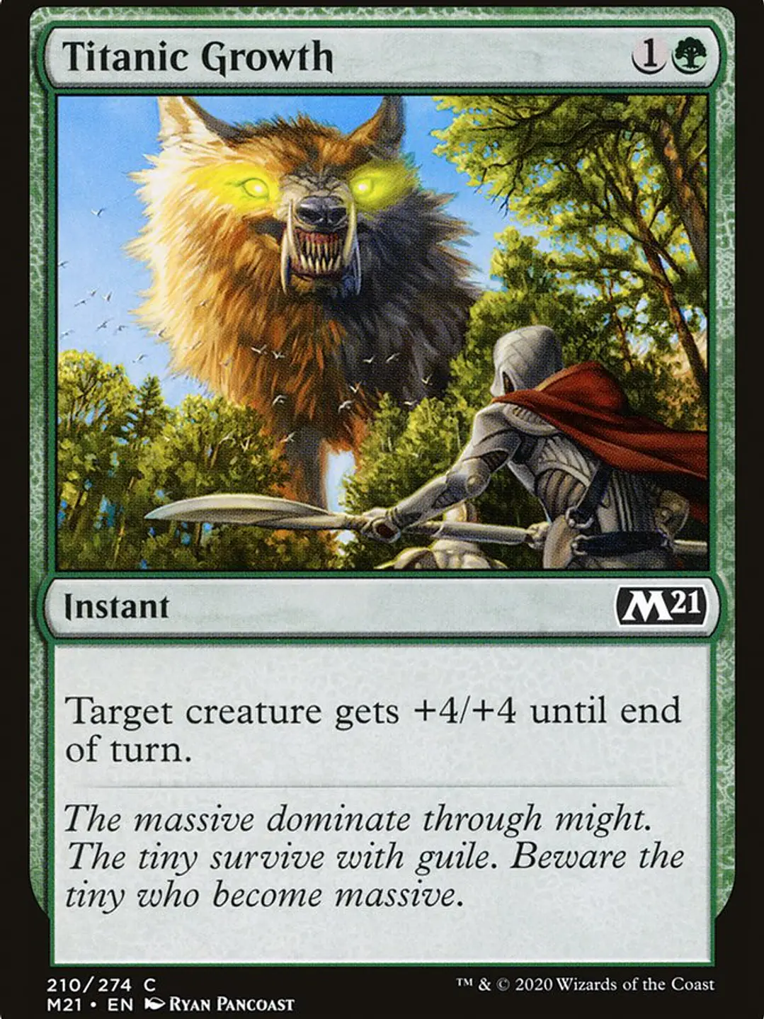 Titanic Growth (Core Set 2021) 1