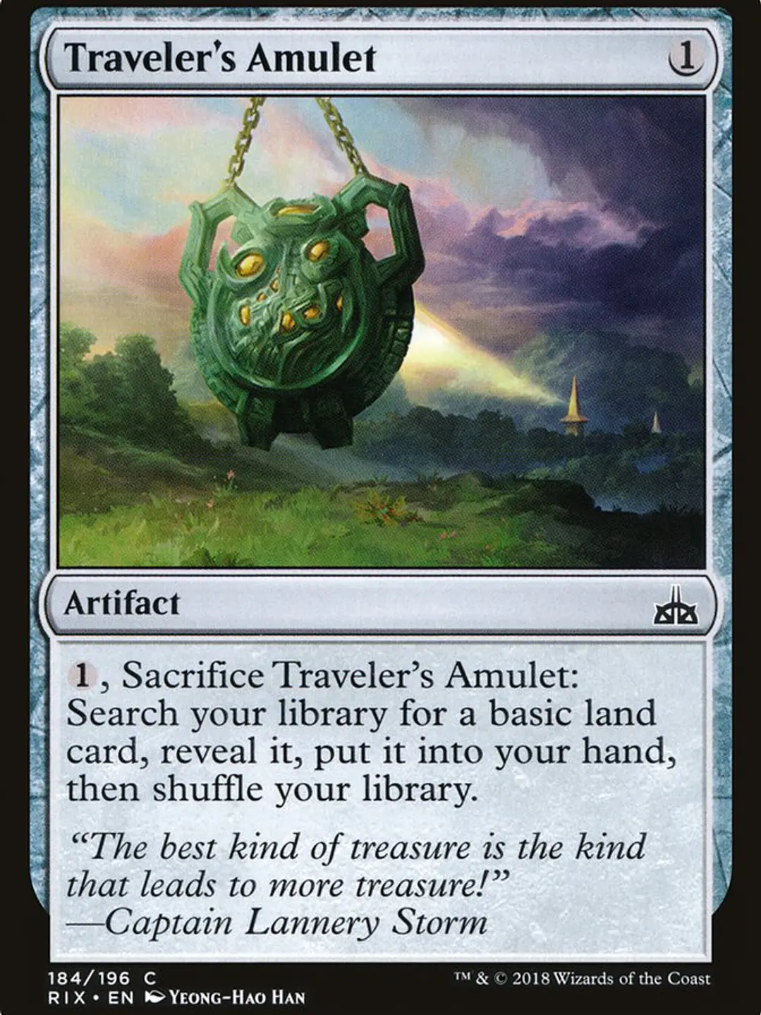 Traveler's Amulet (Rivals of Ixalan) 1