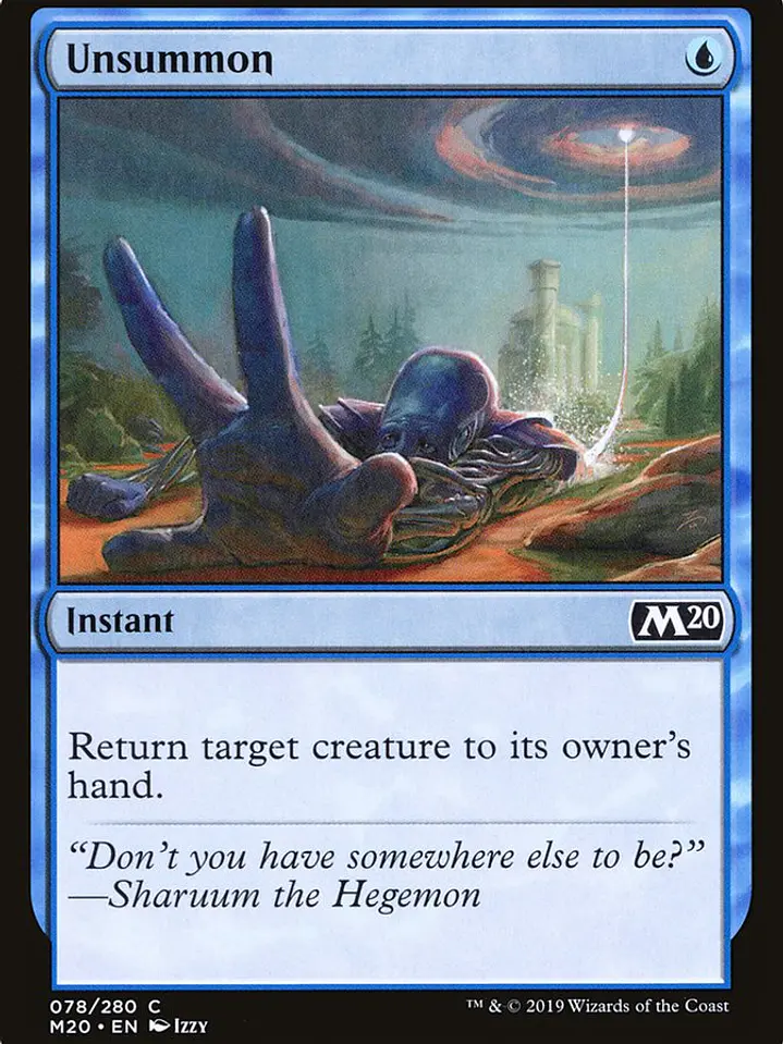 Unsummon (Core Set 2020) 1