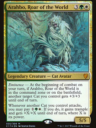 Arahbo, Roar of the World (Commander 2017)