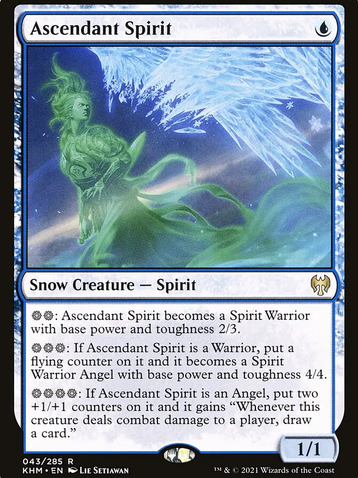 Ascendant Spirit (Kaldheim) 1