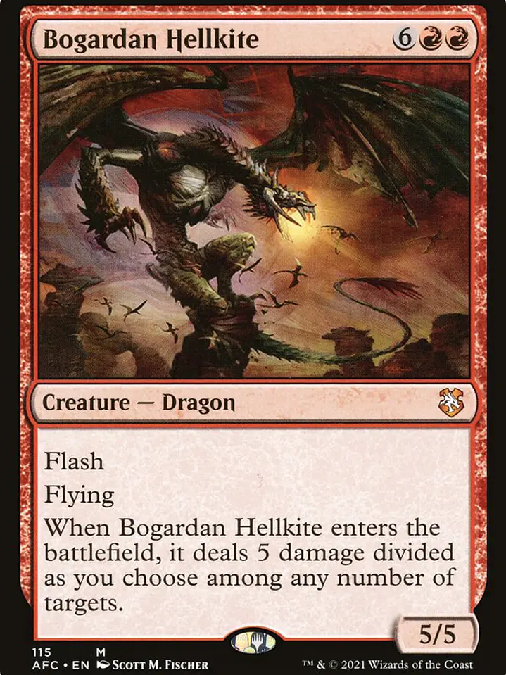 Bogardan Hellkite (Forgotten Realms Commander) 1