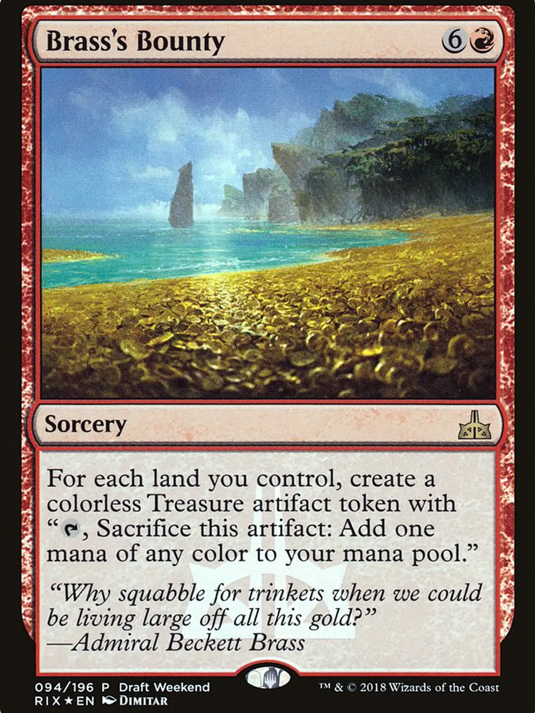 Brass's Bounty (Rivals of Ixalan Promos) 1