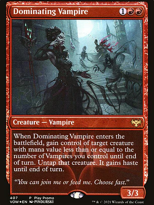 Dominating Vampire (Innistrad: Crimson Vow)