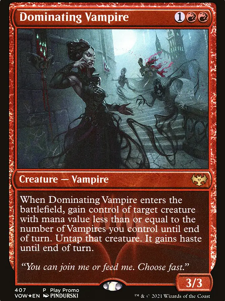Dominating Vampire (Innistrad: Crimson Vow) 1