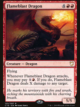 Flameblast Dragon (Commander 2018)