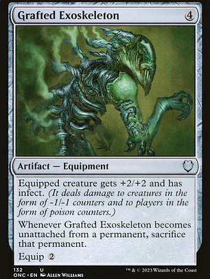 Grafted Exoskeleton (Phyrexia: All Will Be One Commander)