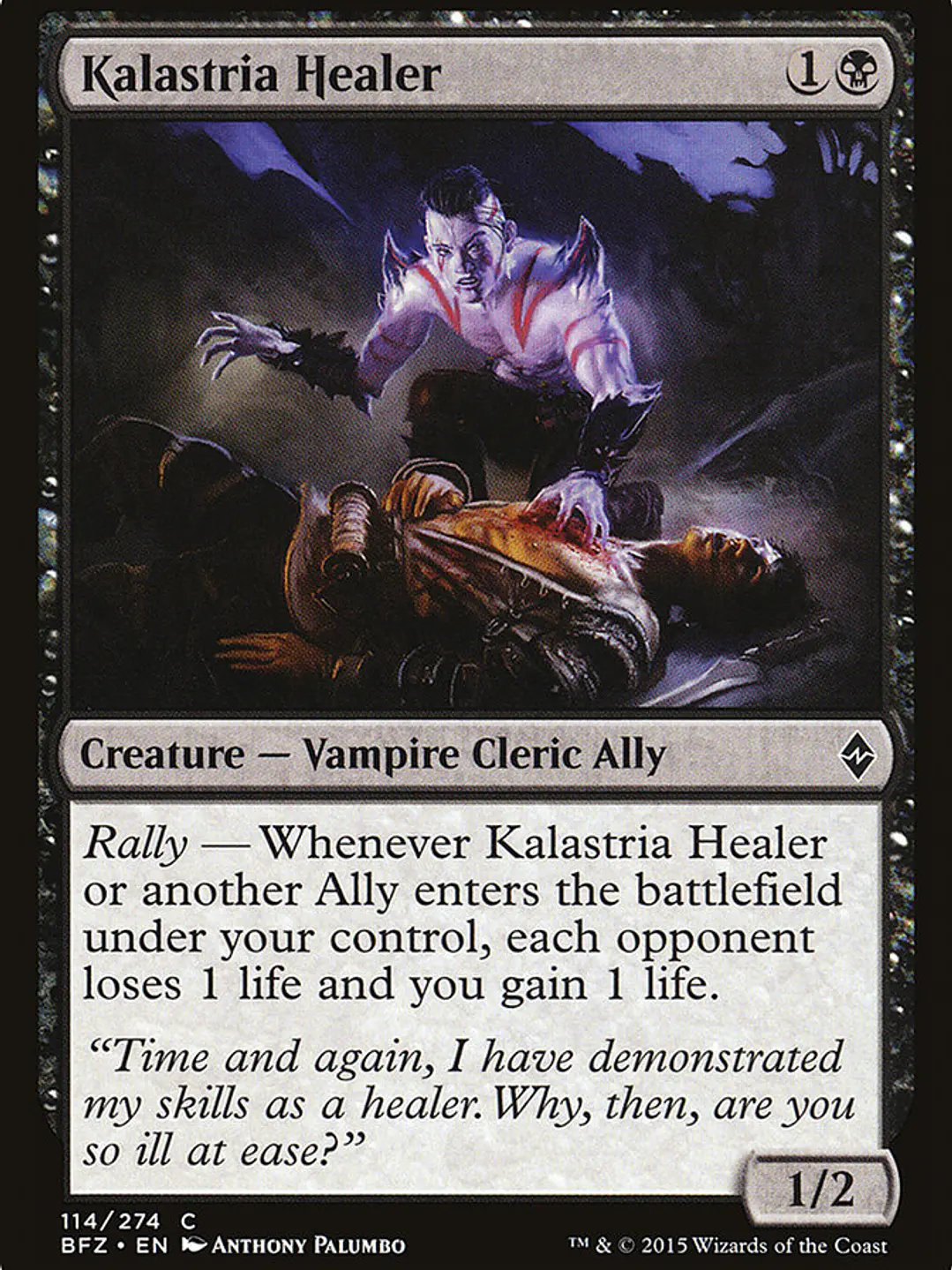 Kalastria Healer (Battle for Zendikar) 1