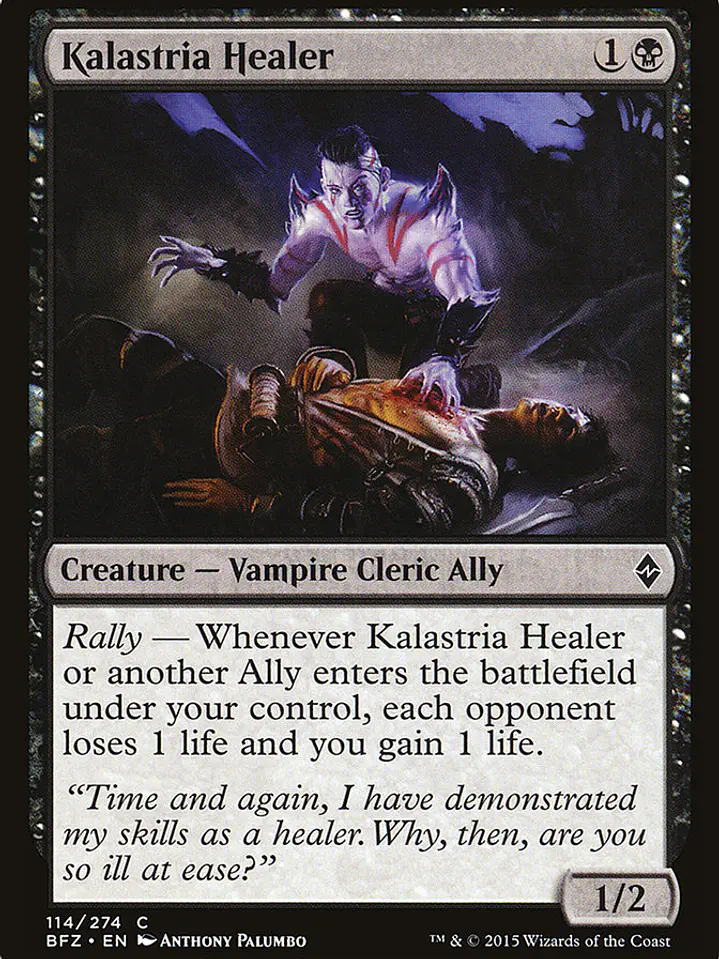 Kalastria Healer (Battle for Zendikar) 1