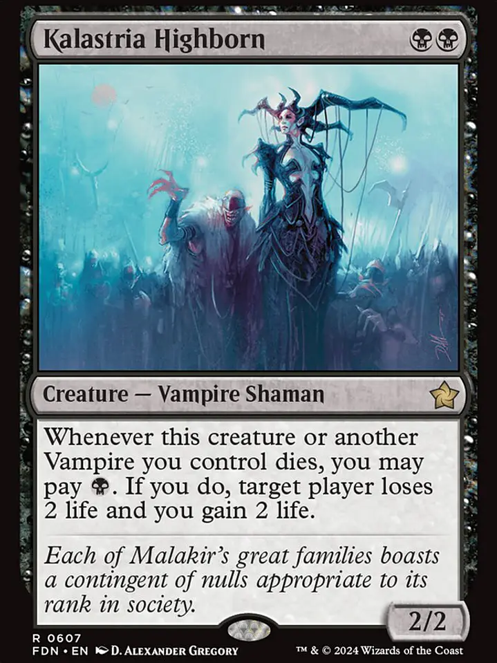 Kalastria Highborn (Foundations) 1