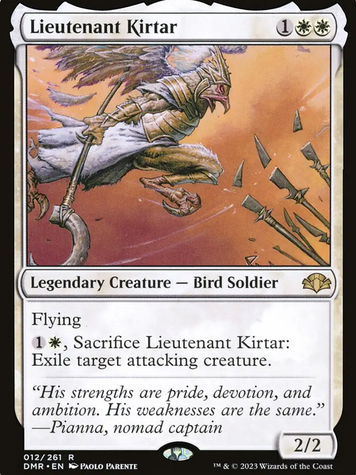 Lieutenant Kirtar (Dominaria Remastered) 1