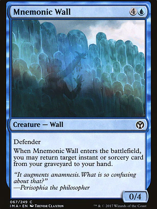 Mnemonic Wall (Iconic Masters)
