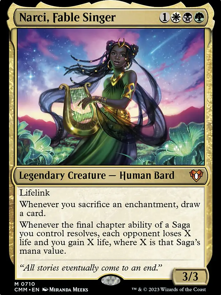 Narci, Fable Singer (Commander Masters) 1
