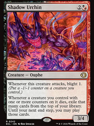 Shadow Urchin (Lorwyn Eclipsed)