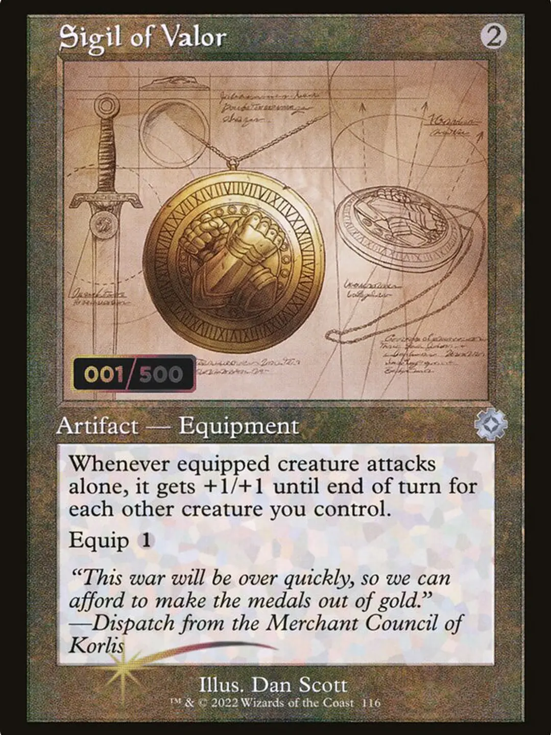 Sigil of Valor (The Brothers' War Retro Artifacts) 1