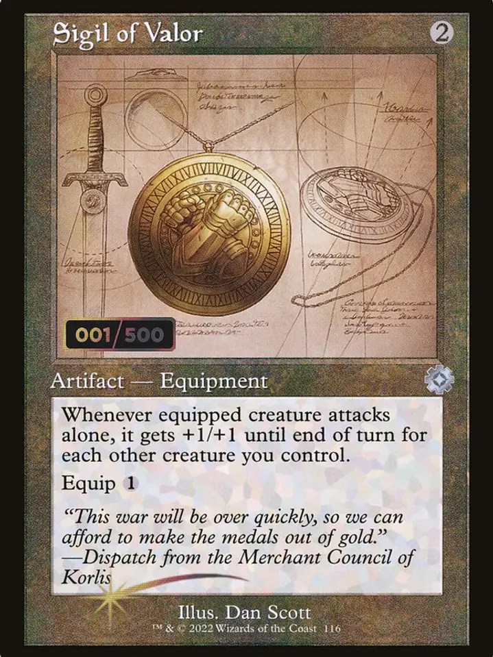 Sigil of Valor (The Brothers' War Retro Artifacts) 1