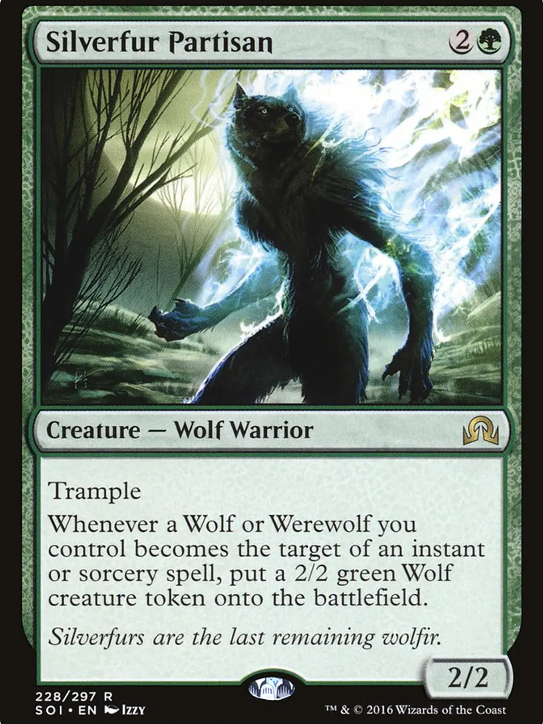 Silverfur Partisan (Shadows over Innistrad) 1