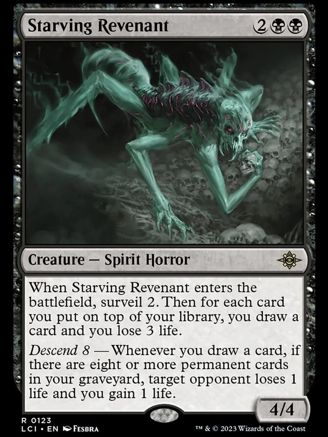 Starving Revenant (The Lost Caverns of Ixalan) 1