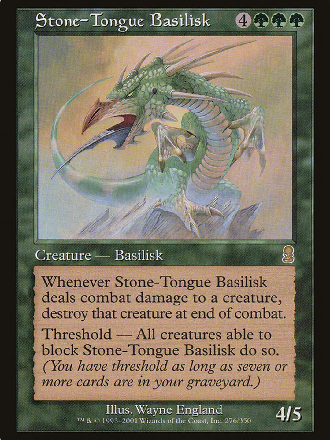 Stone-Tongue Basilisk (Odyssey) 1