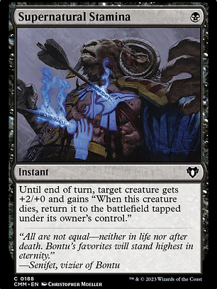 Supernatural Stamina (Commander Masters)
