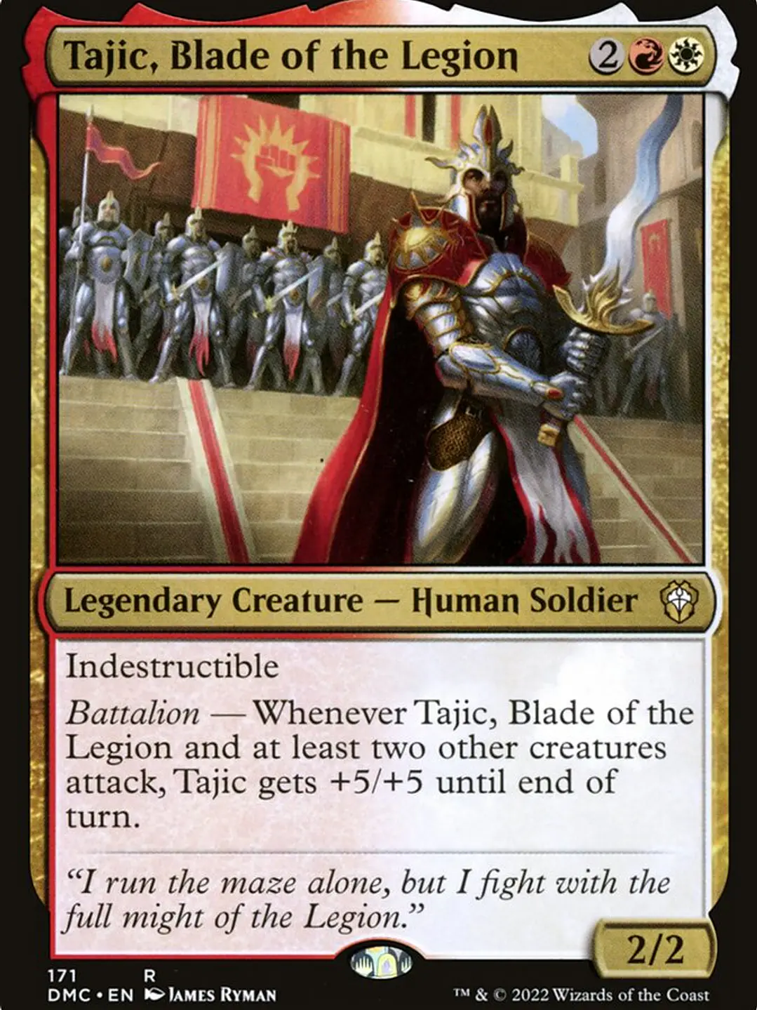 Tajic, Blade of the Legion (Dominaria United Commander) 1
