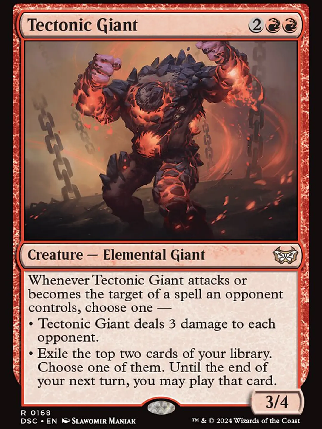 Tectonic Giant (Duskmourn: House of Horror Commander) 1