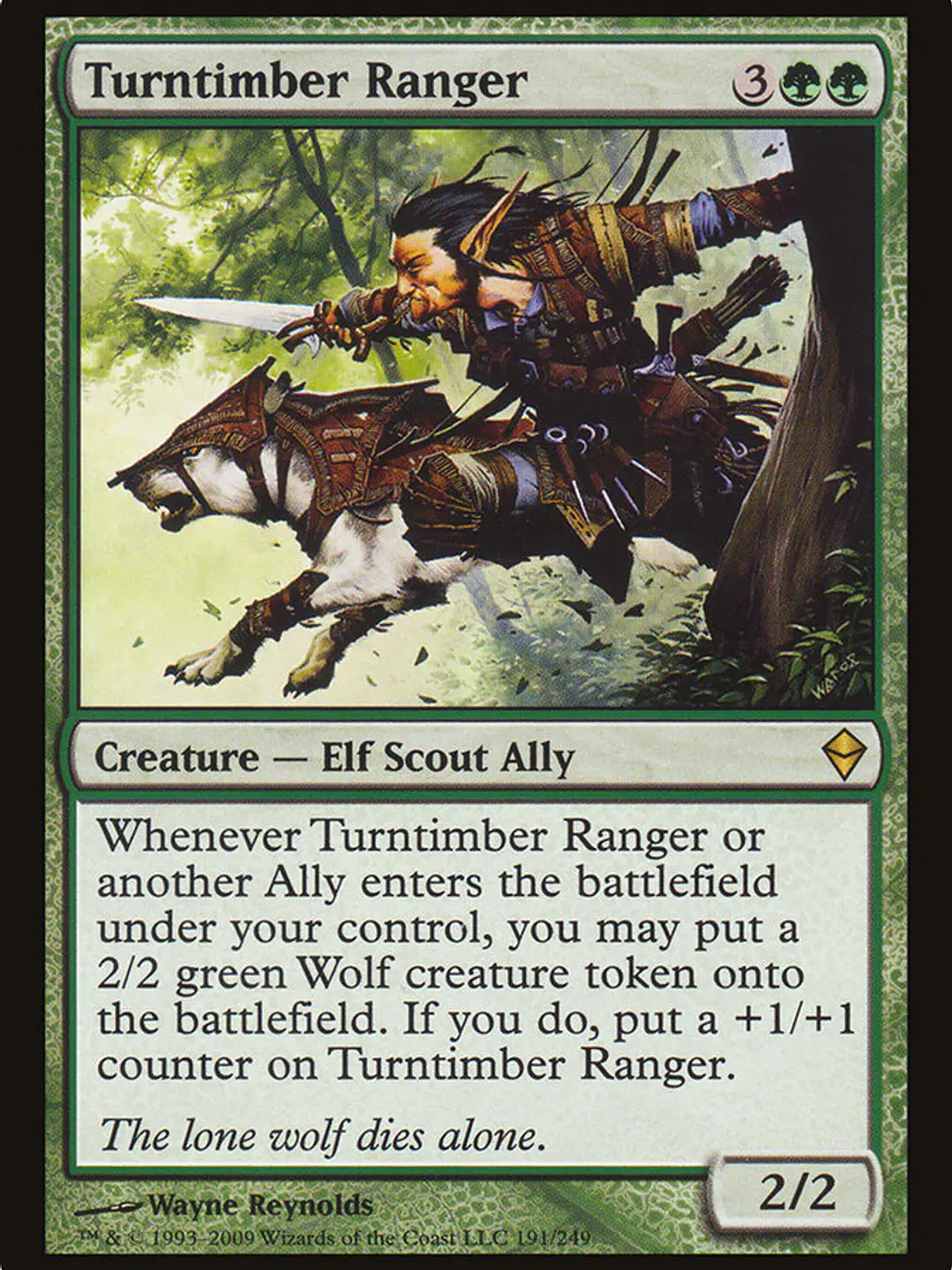 Turntimber Ranger (Zendikar) 1