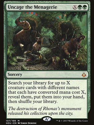 Uncage the Menagerie (Hour of Devastation)