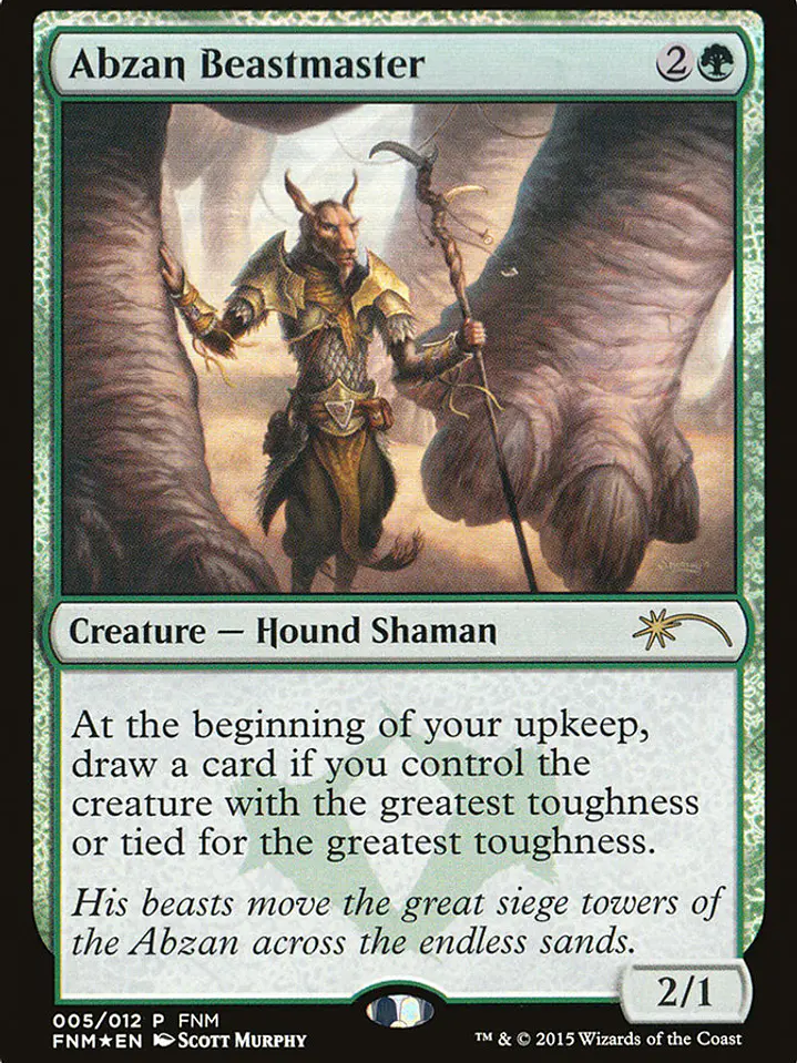 Abzan Beastmaster (Friday Night Magic 2015) 1