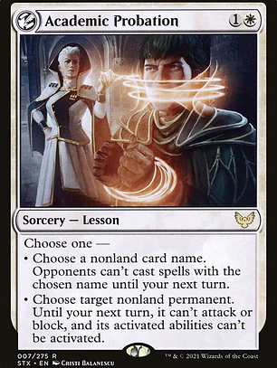 Academic Probation (Strixhaven: School of Mages)