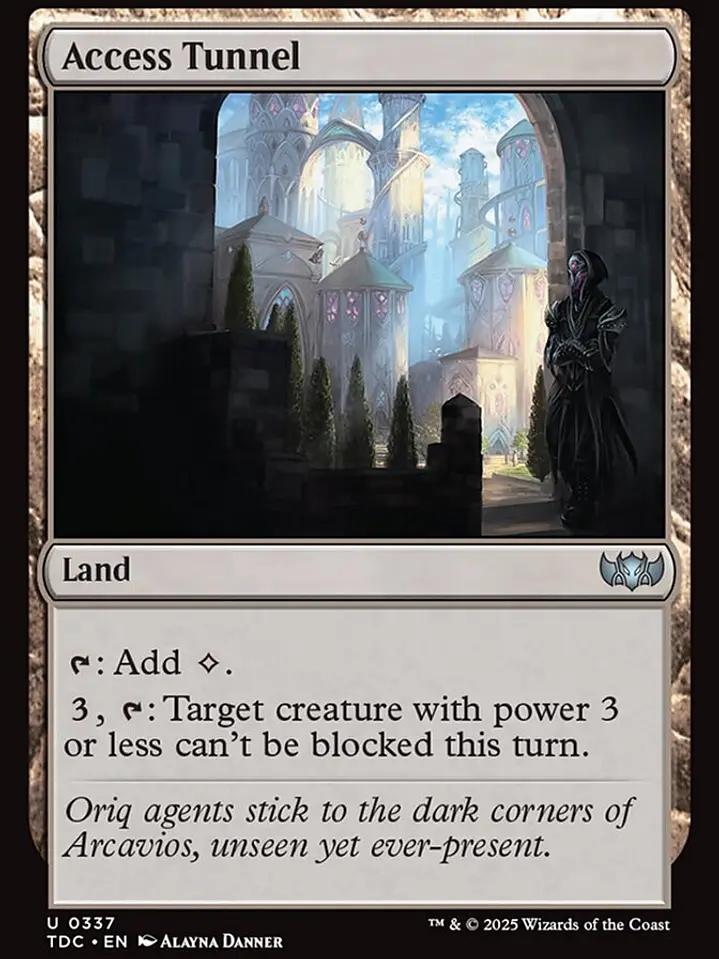 Access Tunnel (Tarkir: Dragonstorm Commander) 1