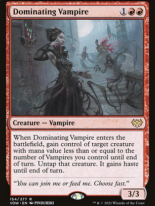 Dominating Vampire (Innistrad: Crimson Vow)