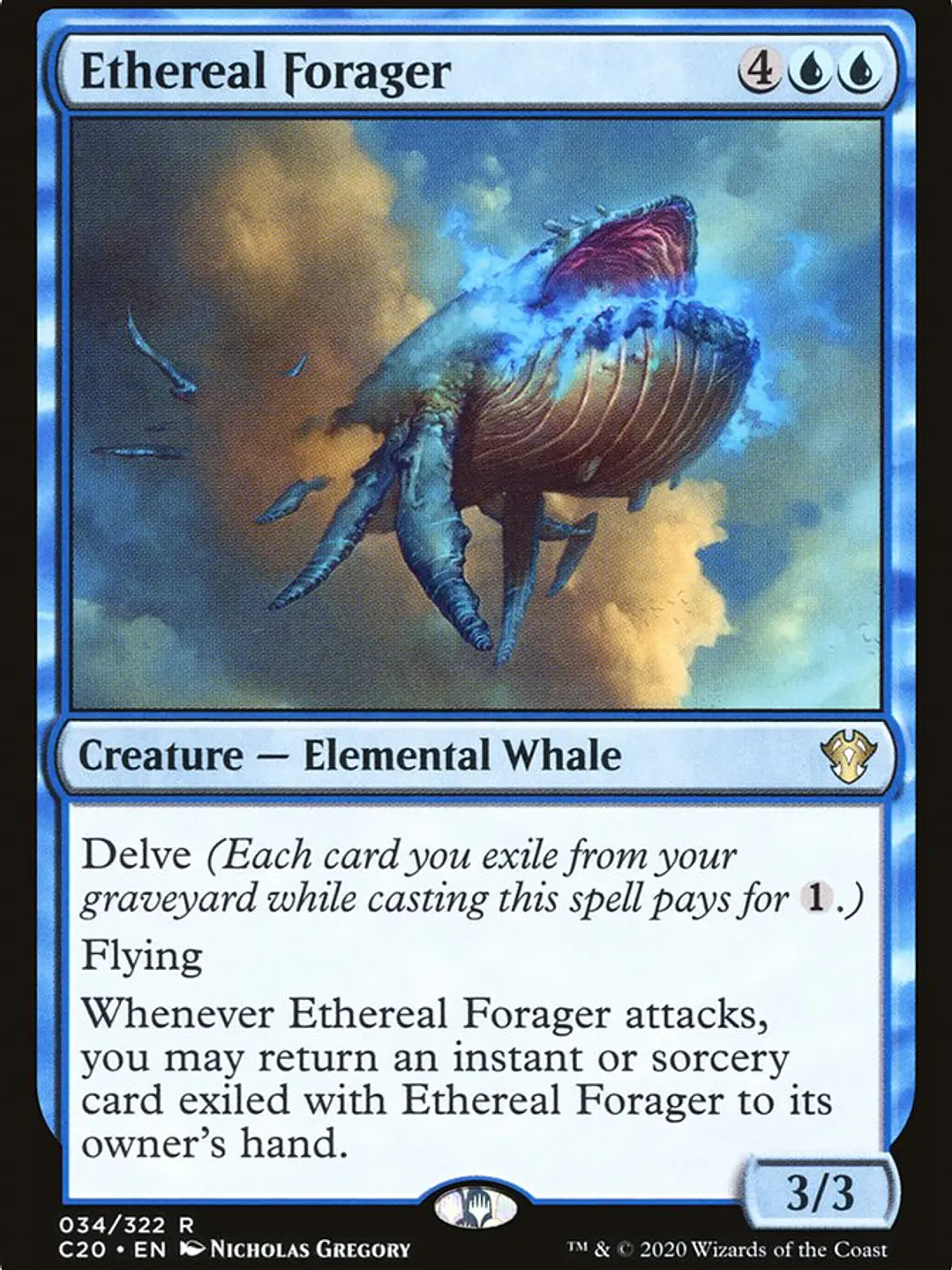 Ethereal Forager (Commander 2020) 1
