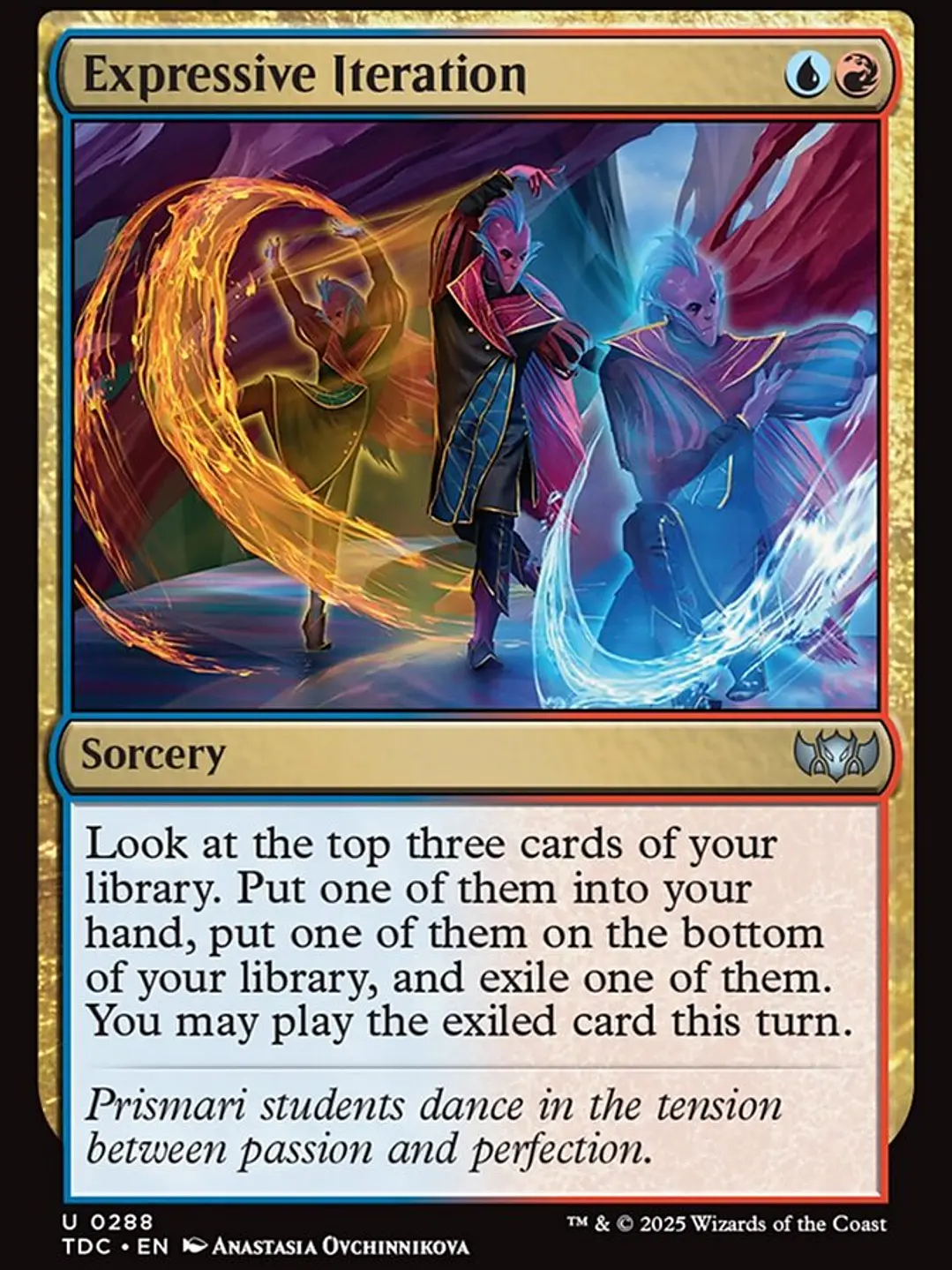 Expressive Iteration (Tarkir: Dragonstorm Commander) 1