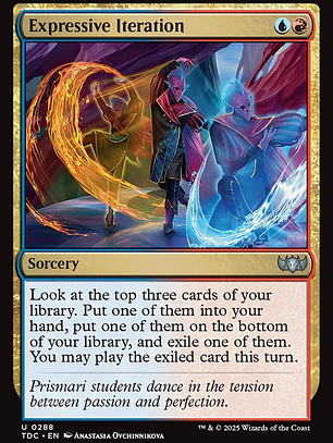 Expressive Iteration (Tarkir: Dragonstorm Commander)