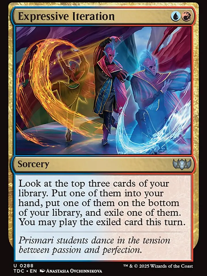 Expressive Iteration (Tarkir: Dragonstorm Commander) 1