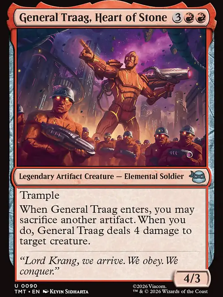 General Traag, Heart of Stone (Teenage Mutant Ninja Turtles) 1